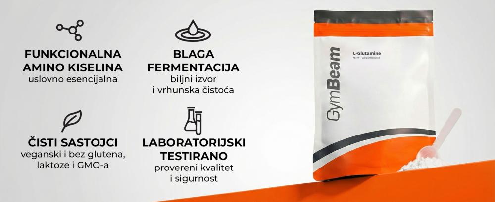 Prednosti i svojstva L-Glutamina - GymBeam