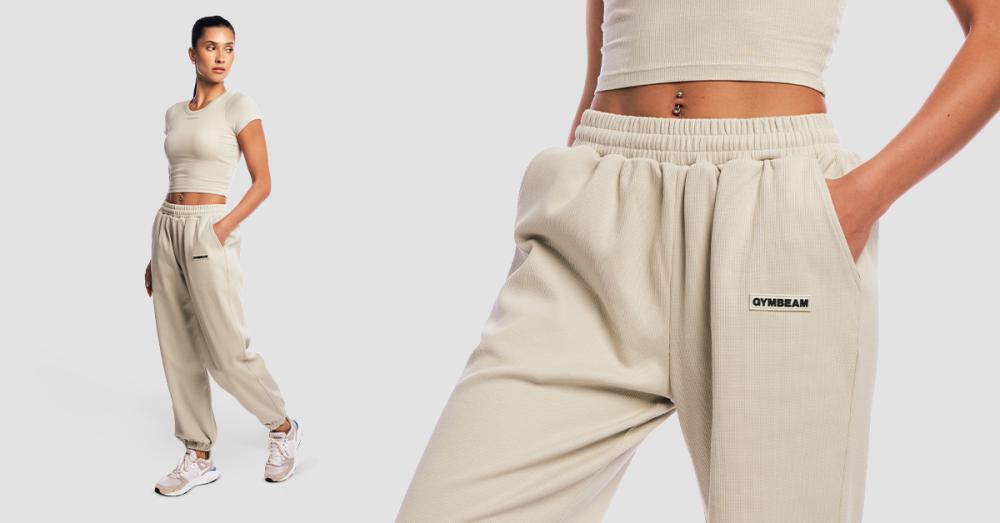 Dámské tepláky Aura Grey - GymBeam