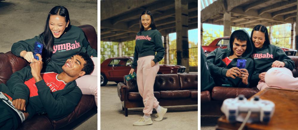 Dámská mikina GymBabe Forest - GymBeam