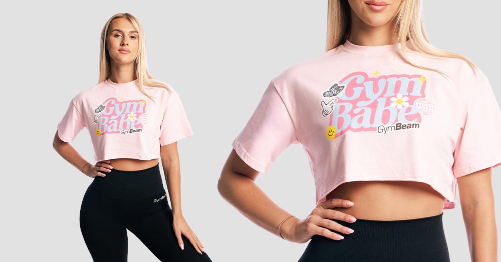 Dámské tričko GymBabe Cherrybloom - GymBeam