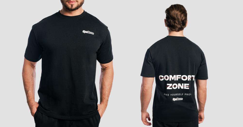 Majica Zone crna - GymBeam