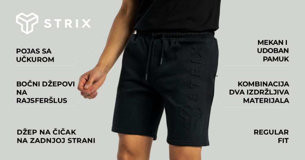Embossed Shorts Midnight Blue - STRIX