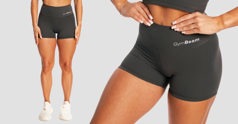 Women's BEAT Charcoal Shorts - GymBeam