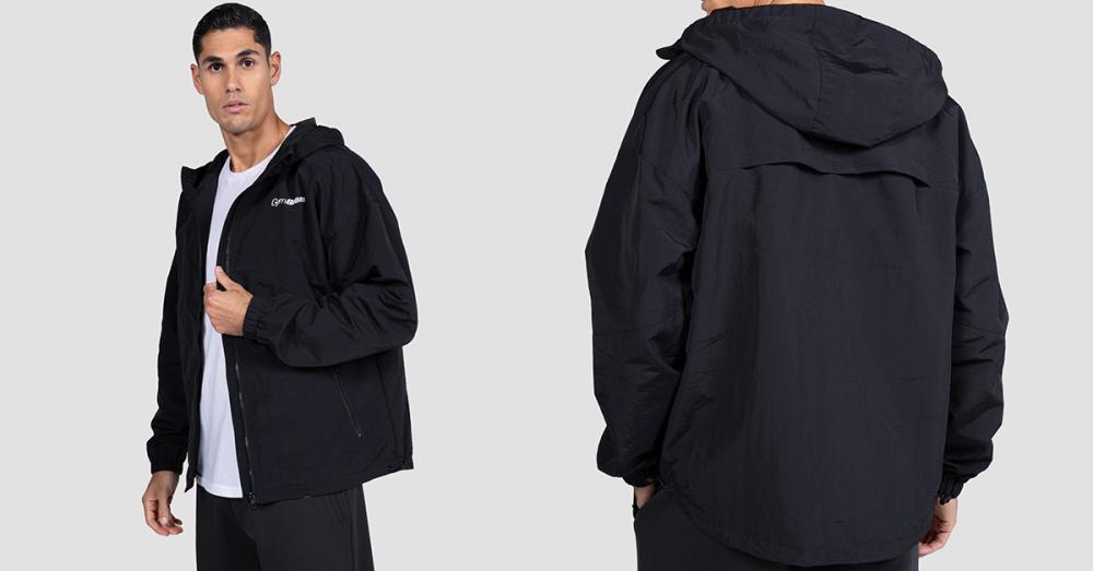 Men's Relay Jacket Black - GymBeam
