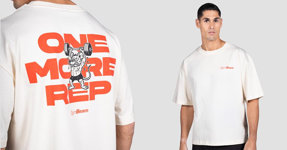 GymRat majica Krem - GymBeam