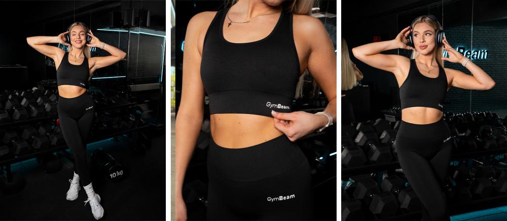 FLO Graphite Sports Bra - GymBeam