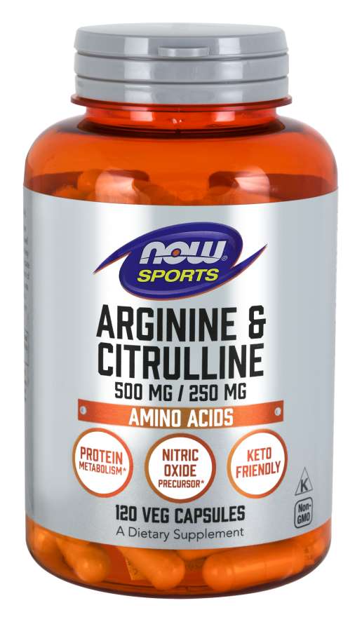 Arginin & Citrulin 500 mg / 250 mg - NOW Foods
