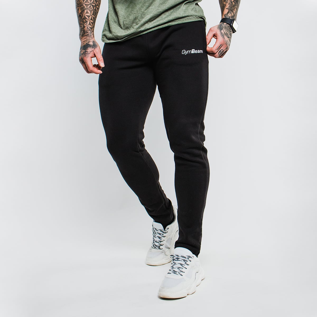 Trenerka Slimfit Black - GymBeam