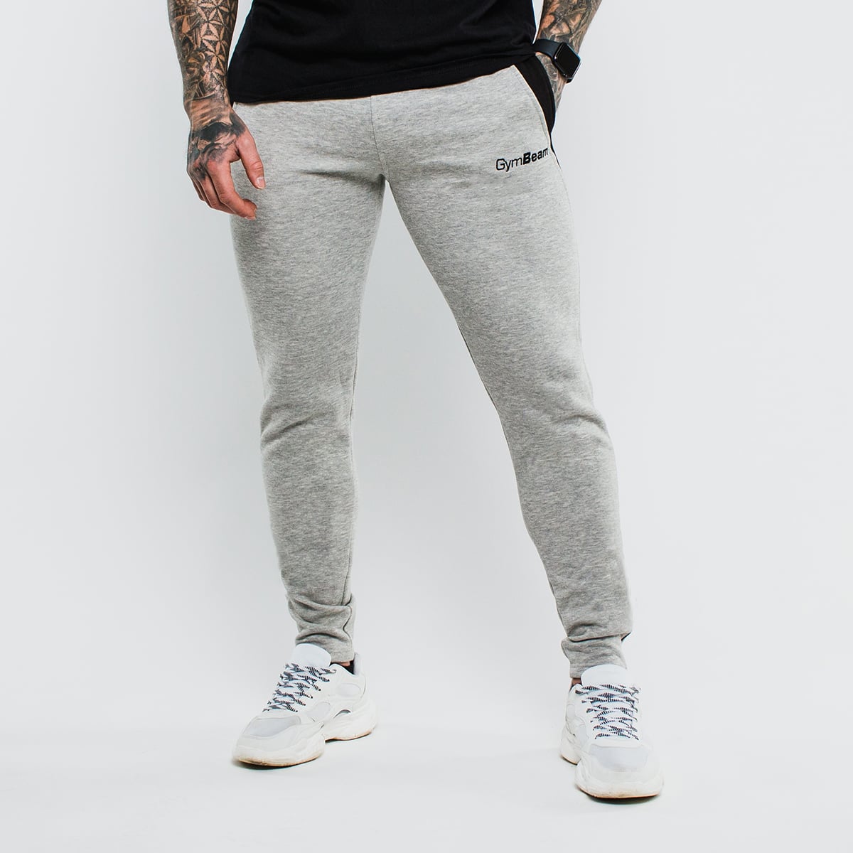 Trenerka Slimfit Grey - GymBeam