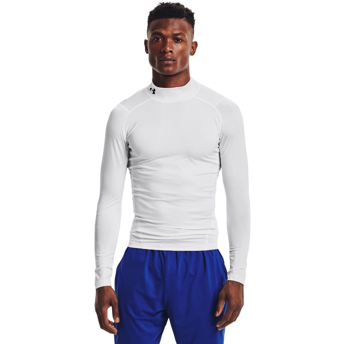 Compression T-shirt HG Armour Comp Mock LS White - Under Armour
