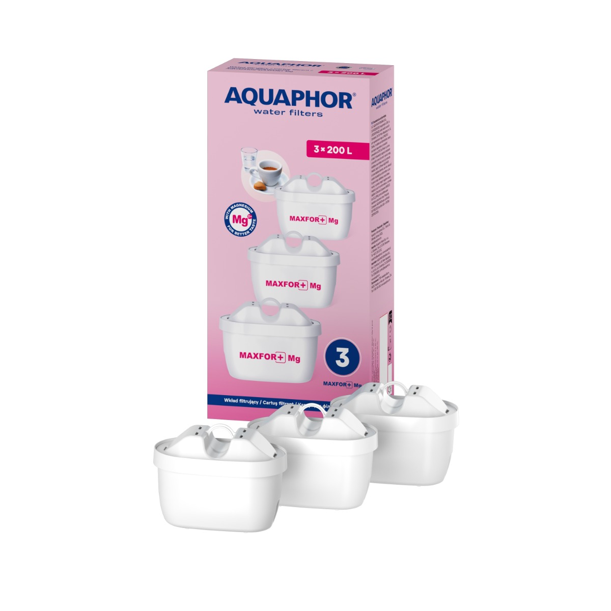 Sada zamenskih filter uložaka MAXFOR+ Mg (3 kom) - Aquaphor