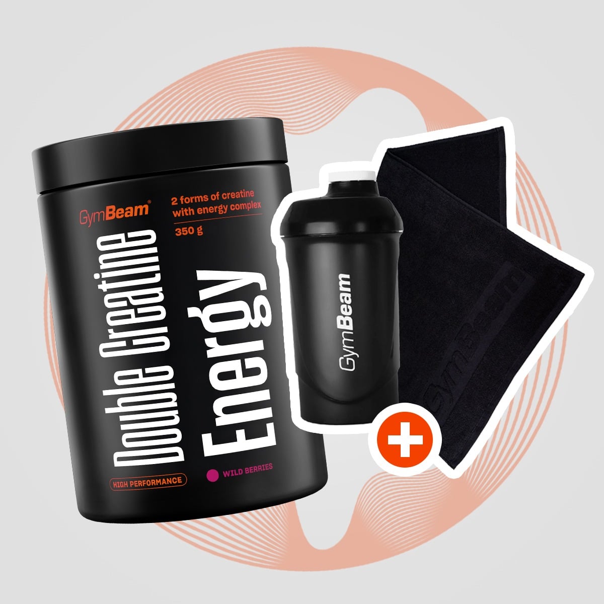 Kreatin Double Energy - GymBeam + pokloni