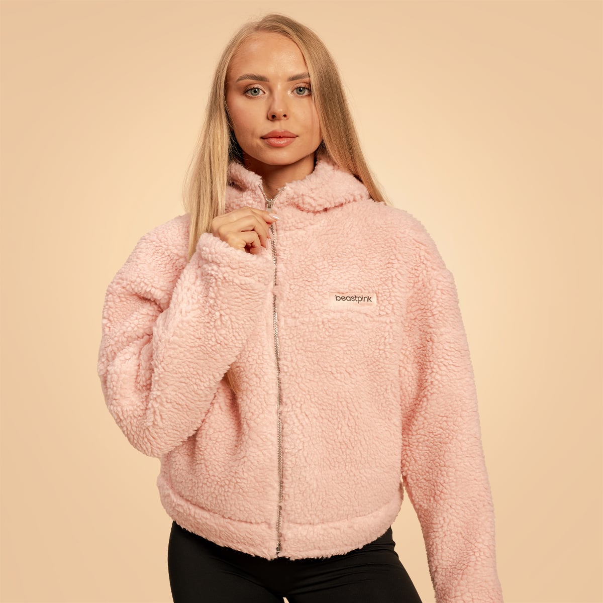 Ženska jakna Hoodie Bliss Pink - BeastPink