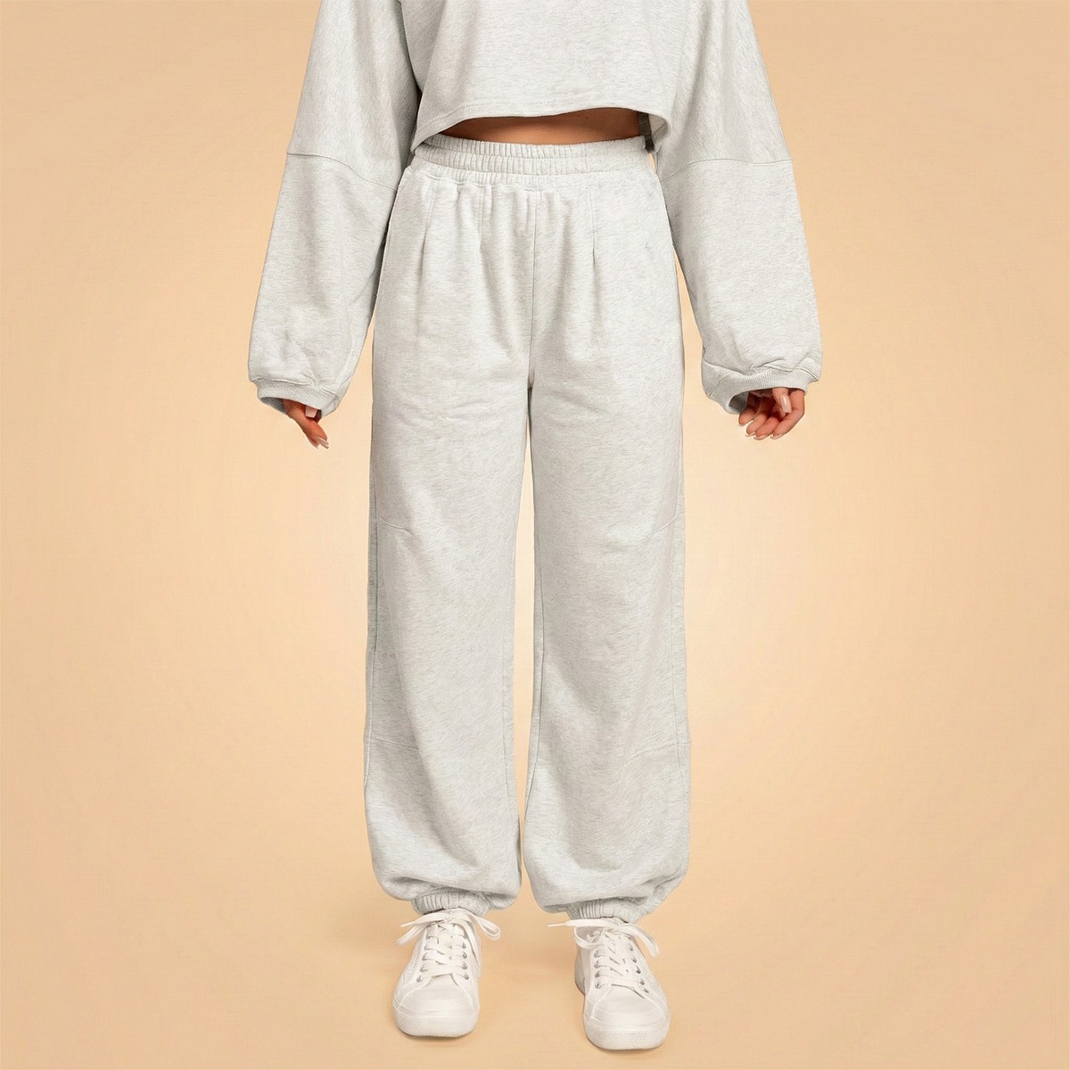 Ženska trenerka Bliss Grey - BeastPink