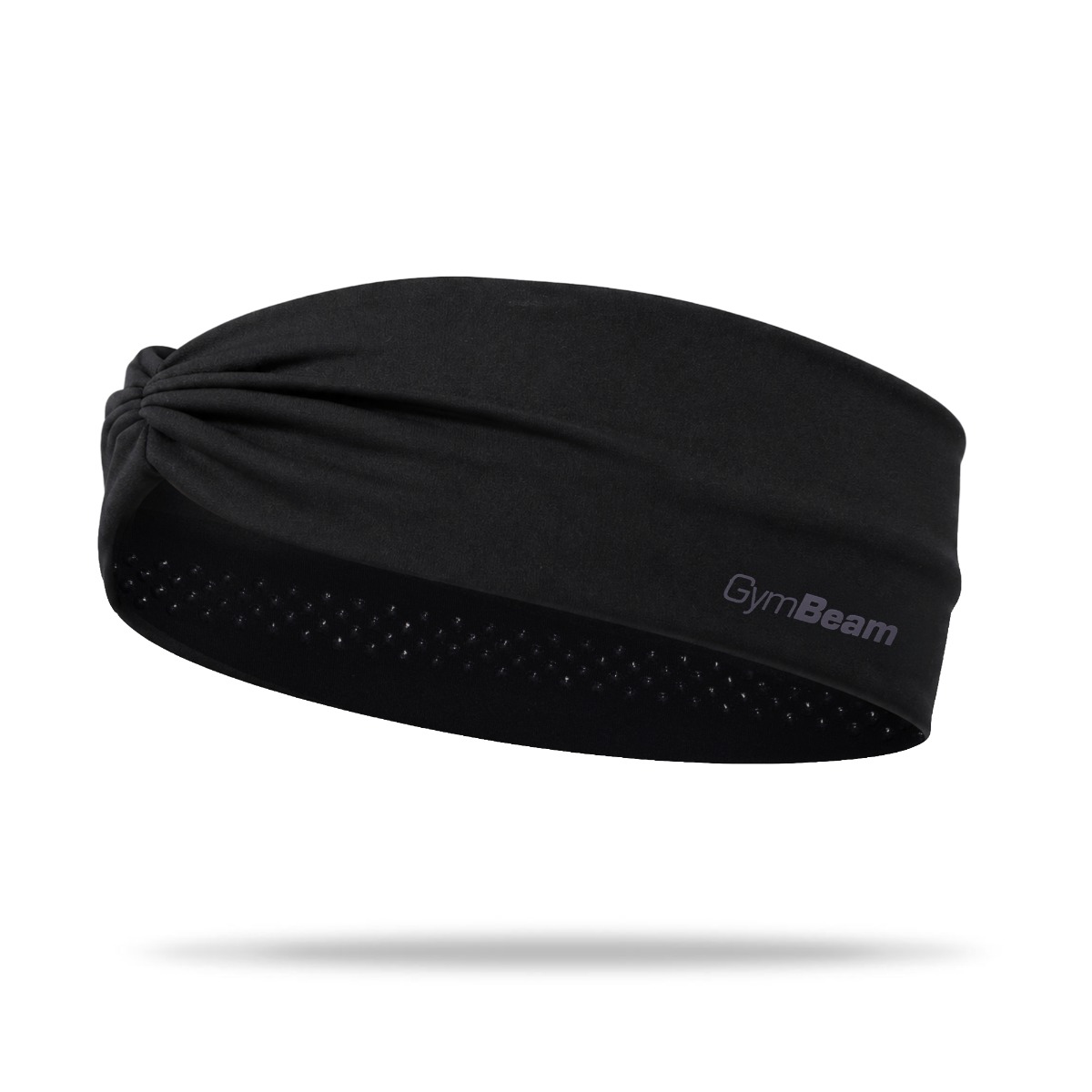 Traka za kosu Bow Black - GymBeam