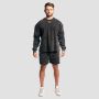 Muški duks Aura Washed Black - GymBeam XXL