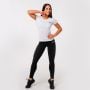 Ženska majica Basic White - GymBeam L