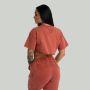 Ženska majica CropTop Washed Terra - STRIX XL