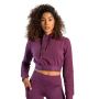 Ženski duks Essential Cropped Hoodie Plum - STRIX S