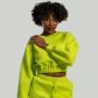 Ženska cropped dukserica Lunar Chartreuse - STRIX XXL