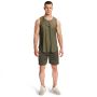 Majica bez rukava Combat Olive Grey - GymBeam XXL