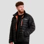 Muška jakna Puffer Black/Orange - GymBeam XL
