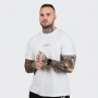Majica kratkih rukava FIT White - GymBeam XXL
