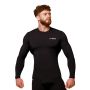 Kompresivna majica dugih rukava Mid black - GymBeam XL