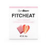 Proteinska čokolada Fitcheat - GymBeam 80 g - bela čokolada - jagoda