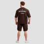 Muška oversized majica Unstoppable Brown - GymBeam XL
