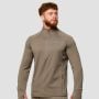 Majica za trčanje Pulse 1/2 Zip Vetiver - GymBeam XL
