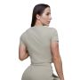 Ženska majica Agile Cropped Sage - GymBeam L
