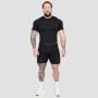 Majica Static Seamless Black - GymBeam L