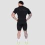 Majica Static Seamless Black - GymBeam L