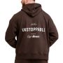 Muški duks Unstoppable Brown - GymBeam XXL