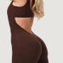 Women‘s NEO Jumpsuit Mocha - GymBeam XL