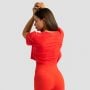 Ženski Crop Top Limitless Hot Red - GymBeam L