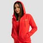 Ženska dukserica Limitless Zip Up Hot Red - GymBeam XL
