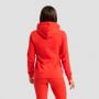 Ženska dukserica Limitless Zip Up Hot Red - GymBeam XL