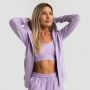 Ženska dukserica Limitless Zip Up Lavender - GymBeam XXL