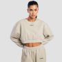 Ženski duks Aura Cropped Grey - GymBeam M