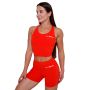 Ženski sportski top BEAT Tangerine - GymBeam XXL