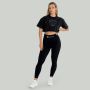 Ženska majica CropTop Washed Black  - STRIX M
