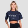 Women‘s Earned Cropped T-shirt Midnight - GymBeam M