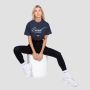 Women‘s Earned Cropped T-shirt Midnight - GymBeam M