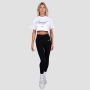 Women‘s Earned Cropped T-shirt White - GymBeam L