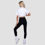 Women‘s Earned Cropped T-shirt White - GymBeam L