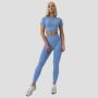 Ženski crop top FLO Blue - GymBeam XL