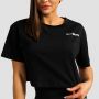 Ženski Crop Top Limitless Black - GymBeam L