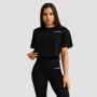 Ženski Crop Top Limitless Black - GymBeam L